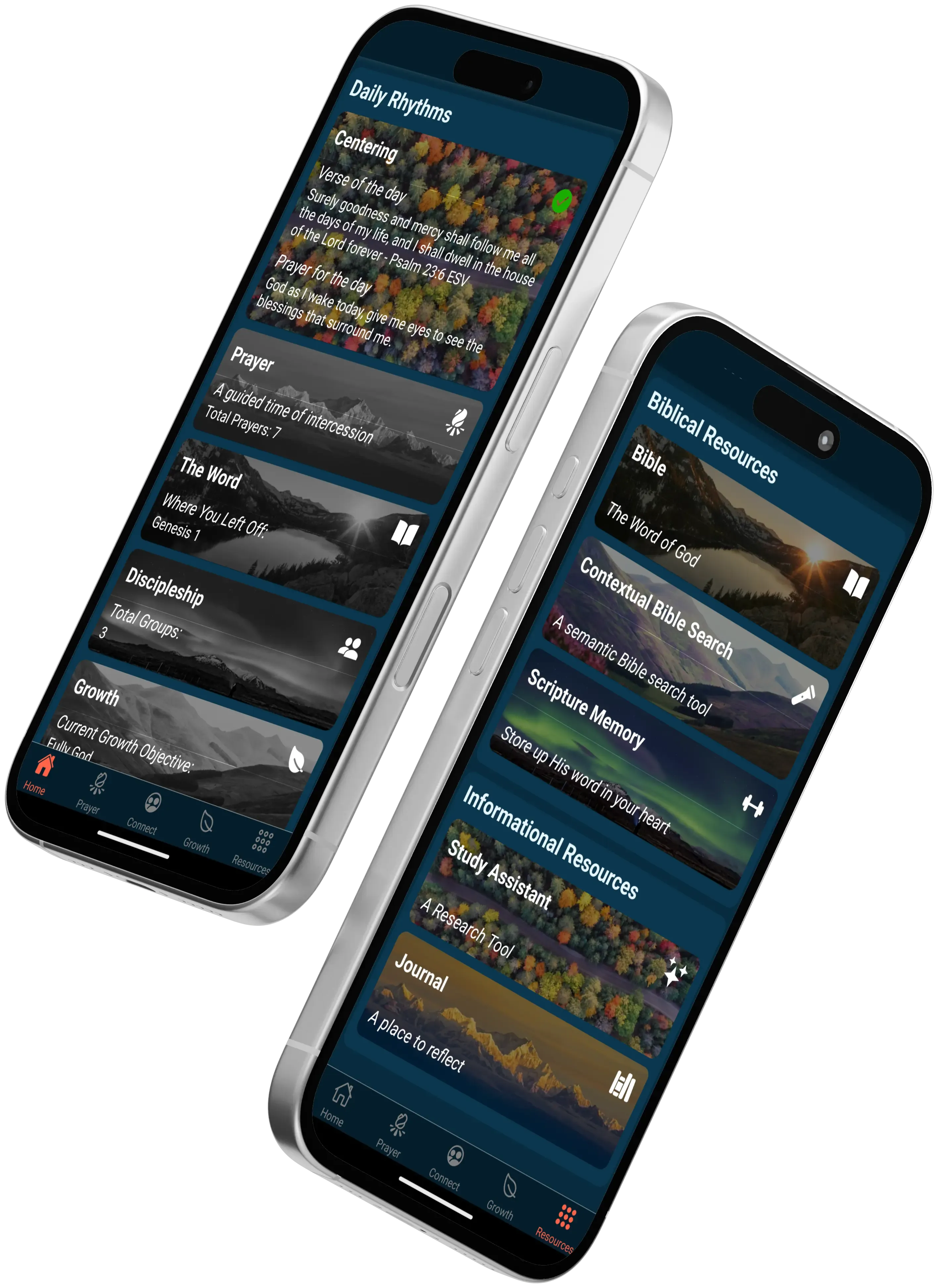 Mockup of the Sandals app showcasing features